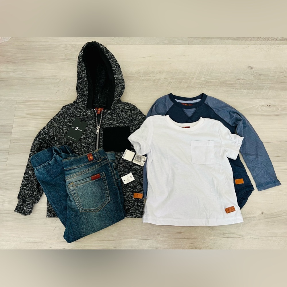 7 FOR ALL MANKIND MATCHING SET, BOYS 3T
